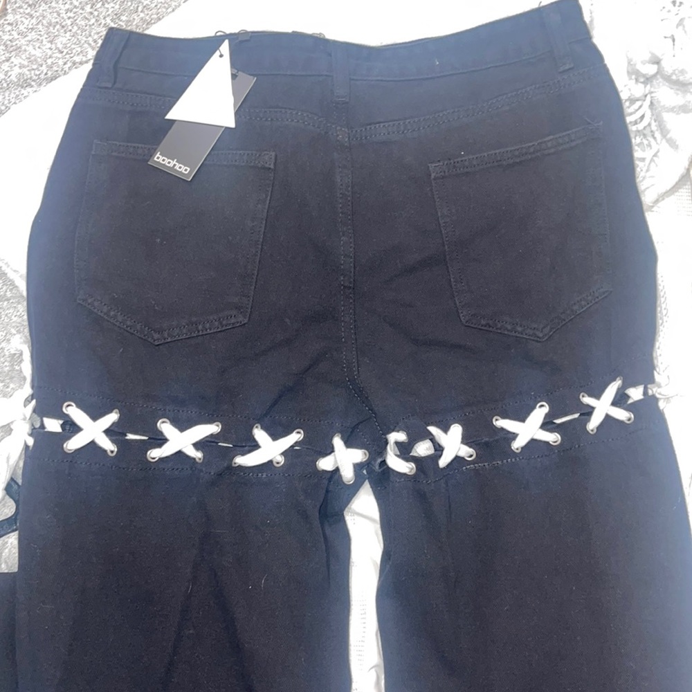 Black Jeans with laces in back